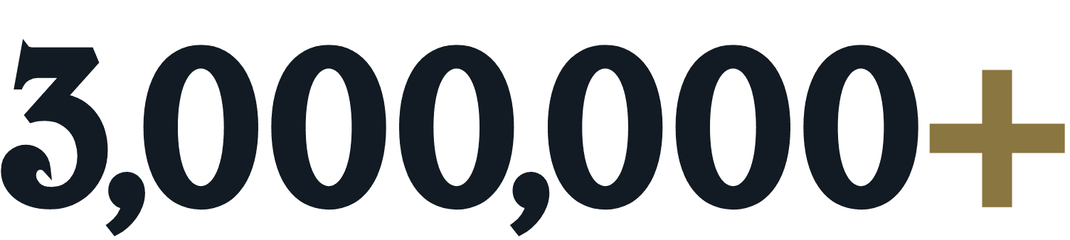 3,000,000+